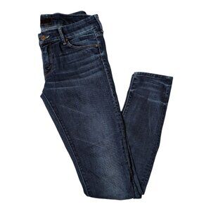 Mother The Looker Moontide Skinny Jeans Size 28 Medium Wash Denim Made In USA